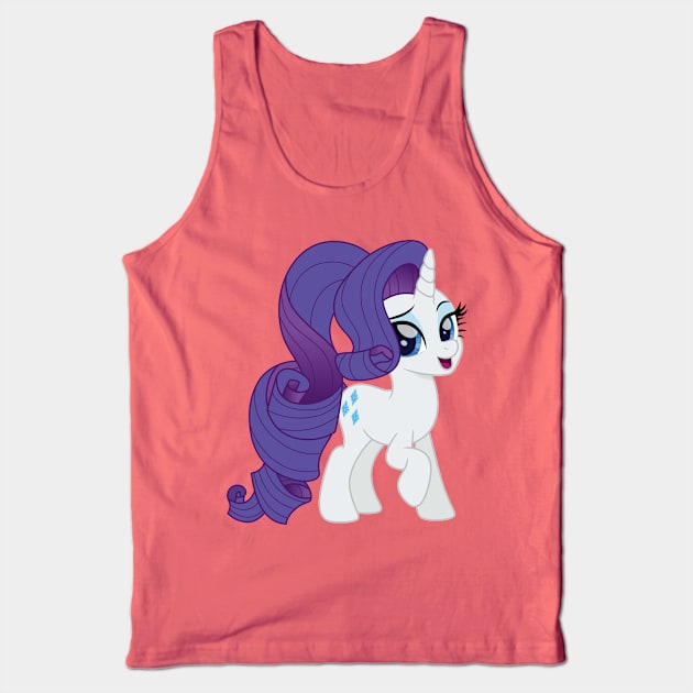 ponytail Rarity Tank Top by CloudyGlow